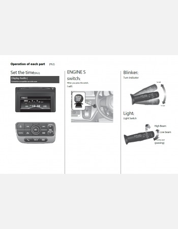 honda n-one 2012 2013 & 2014 owners manual in english